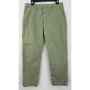 Frank & Eileen Wicklow Italian Style Performance Twill Pant Women's Sz 8 Green